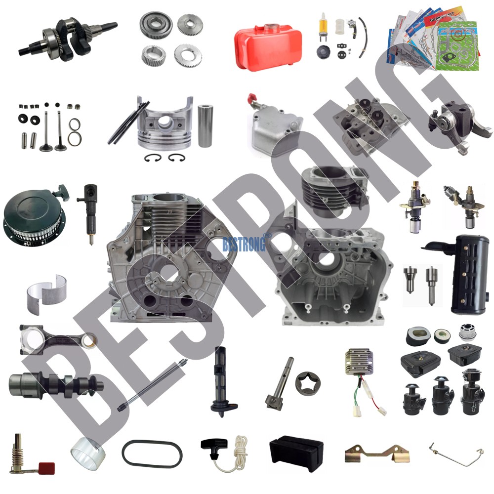 single cylinder - air cooled diesel engine parts